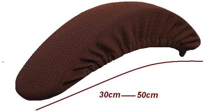 Isccdy Removable Washable Office Chair Armrest Slipcovers Covers Pads (Coffee) - Image 2